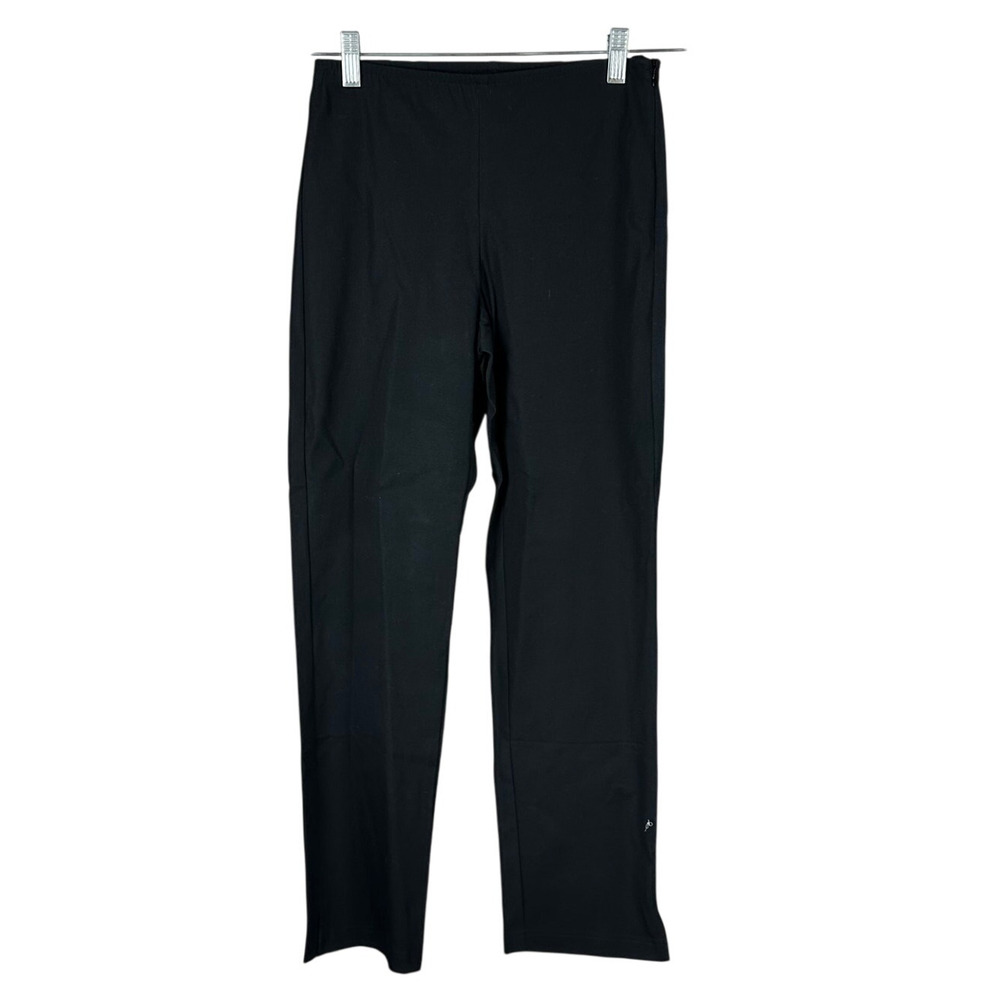 Eileen Fisher Slim Ankle Pant Side Zip Black Women's Size XS New With Tags